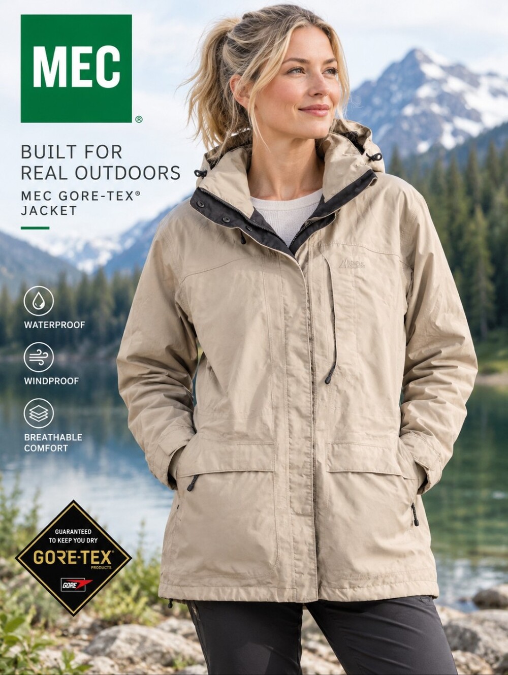MEC Gore-tex Vintage Jacket EUC Sz XL